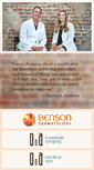 Mobile Screenshot of bensonderm.com